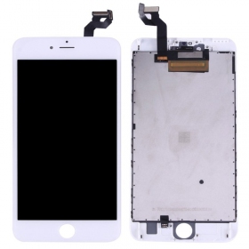 Apple iPhone 6S Plus LCD näyttö ja kosketuslasi (valkoinen) (Premium laatu)