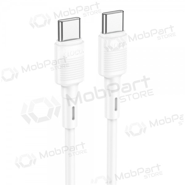 USB kaapeli Hoco X83 60W Type-C to Type-C 1.0m valkoinen