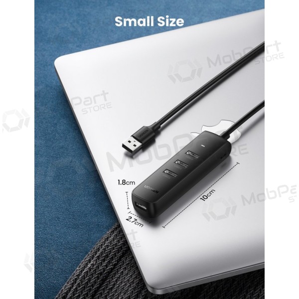 USB šakotuvas Ugreen CM416 USB-A 3.0 to 4xUSB-A 3.0 (10915) musta