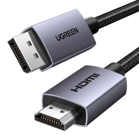 HDMI-kaapeli Ugreen DP125 DisplayPort–HDMI 2 m 4K 30 Hz musta