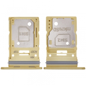 Samsung Galaxy A35 SIM kortin pidike (keltainen) (alkuperäinen)