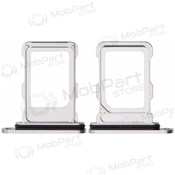 Apple iPhone 16 Pro, 16 Pro Max SIM-korttipidike (valkoinen)