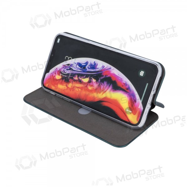 Apple iPhone 13 Pro Max kotelo - Book Elegance (tummanvihreä)