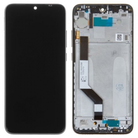 Xiaomi Redmi Note 7 näyttö (musta) (kehyksellä) (service pack) (alkuperäinen)