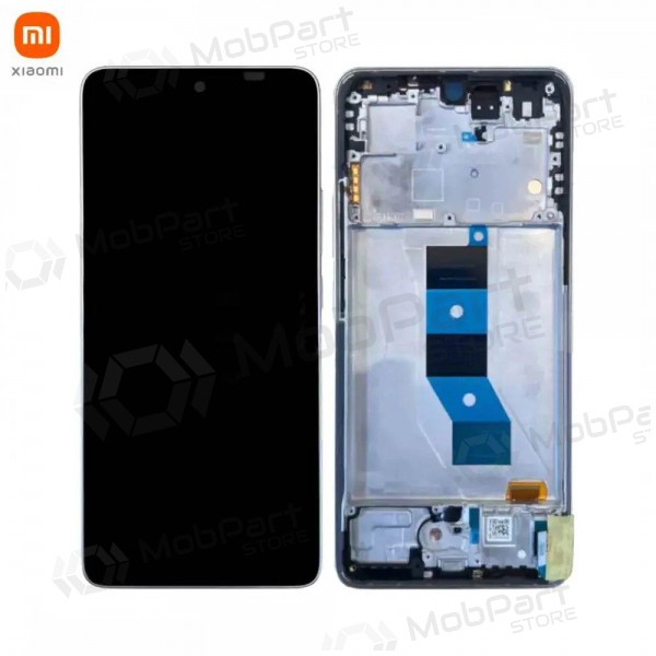 Xiaomi Poco M7 Pro 5G näyttö (hopea) (kehyksellä) (alkuperäinen)