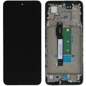 Xiaomi Poco X4 GT 5G / Redmi Note 11T Pro 5G / Note 11T Pro+ 5G näyttö (musta) (kehyksellä) (service pack) (alkuperäinen)