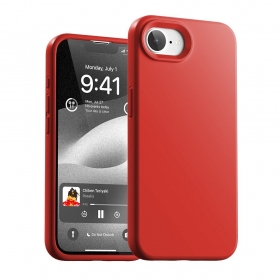 Apple iPhone 16e, 17e kotelo Mercury - Pure Magsafe Silicon Case
