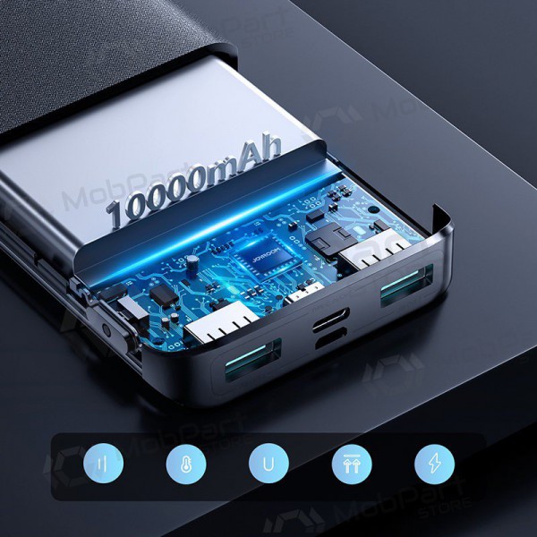 Ulkoinen paristo Power Bank Joyroom JR-QP191 22.5W PD QC3.0 AFC 10000mAh musta