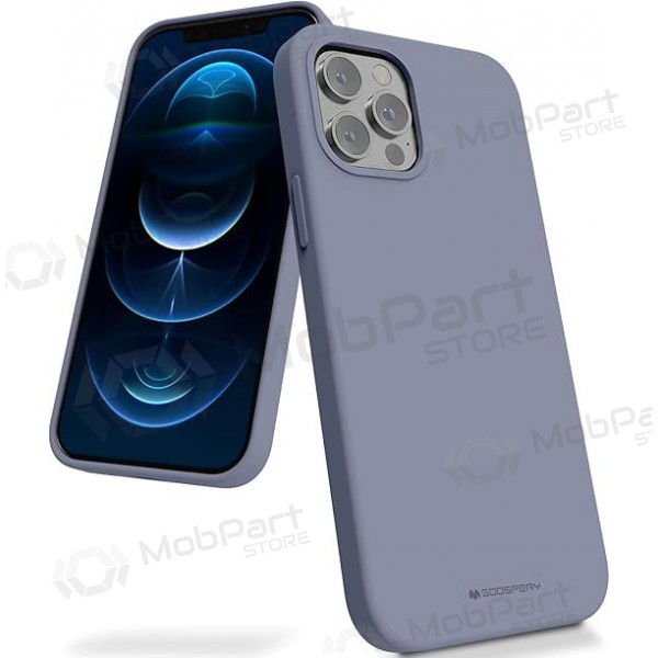 Apple iPhone 11 Pro Max kotelo Mercury - Silicone Case (laventelinharmaa)