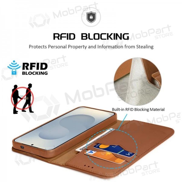 Samsung Galaxy S25 Edge kotelo - Dux Ducis Hivo (ruskea)