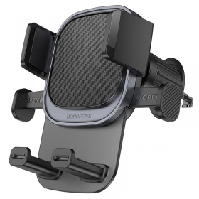 Auton matkapuhelinpidike Borofone BH120 (air vent) musta