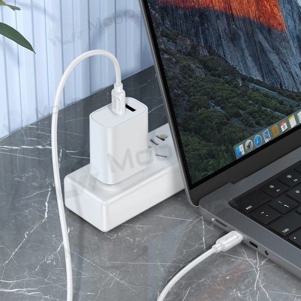 USB-C-kaapeli Hoco X115 USB-C–USB-C 1 m 240 W valkoinen