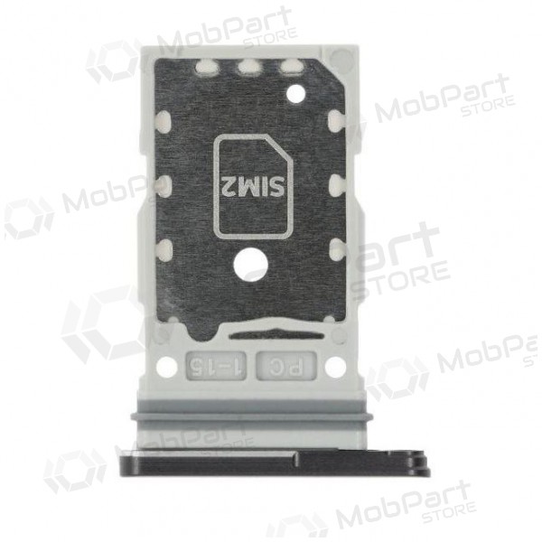 Samsung G990 Galaxy S21 FE SIM kortin pidike (grafitas) (service pack) (alkuperäinen)