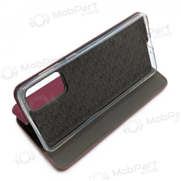 Apple iPhone 13 mini kotelo - Book Elegance (burgundi)