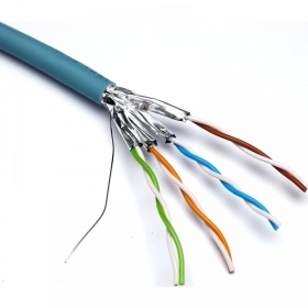 Verkkokaapeli EXCEL 190-191 (1m, Cat6A, U/FTP, LSOH, B2ca)