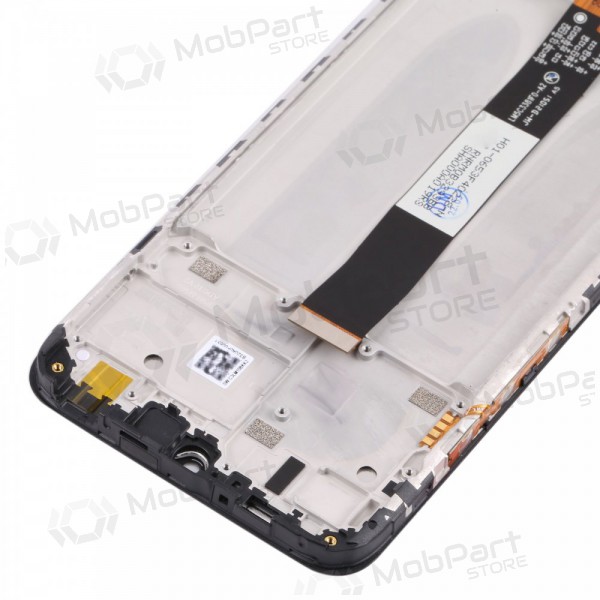 Xiaomi Redmi 9AT näyttö (musta) (kehyksellä) (service pack) (alkuperäinen)