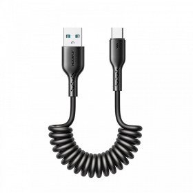 USB kaapeli Joyroom SA38-AC3 USB to USB-C 3A 1.5m musta