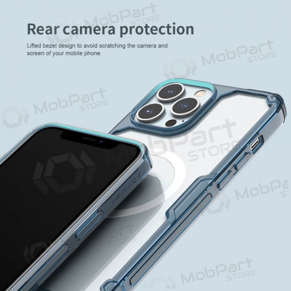 Apple iPhone 14 kotelo -Nillkin Nature Magnetic- (sininen)