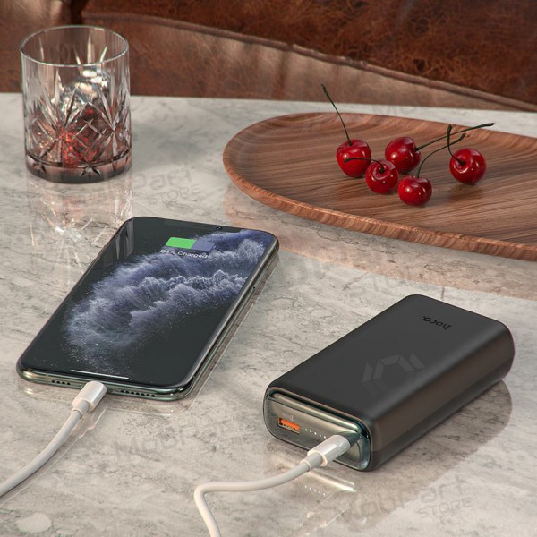 Ulkoinen paristo Power Bank Hoco Q1A Type-C PD 20W+Quick Charge 3.0 (3.0A) 20000mAh musta