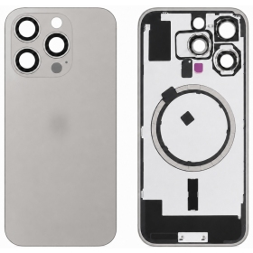 Apple iPhone 16 Pro takakansi (harmaa) (Premium)