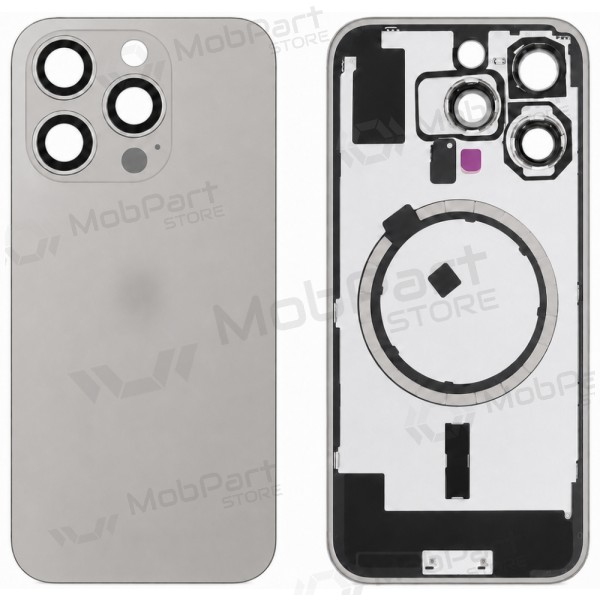 Apple iPhone 16 Pro takakansi (harmaa) (Premium)