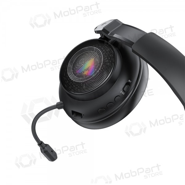 Langattomat Acefast H15 Gaming -kuulokkeet mikrofonilla, USB-C, musta