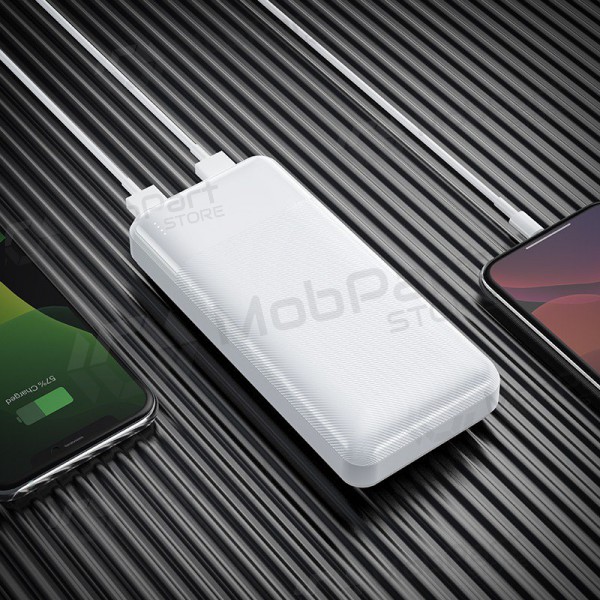 Ulkoinen paristo Power Bank Hoco J72A 20000mAh valkoinen