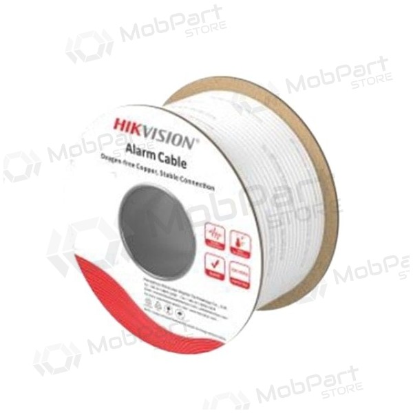 Turvakaapeli Hikvision 8x0.22 kupari (suojattu, LSZH, Eca, 100m kela)