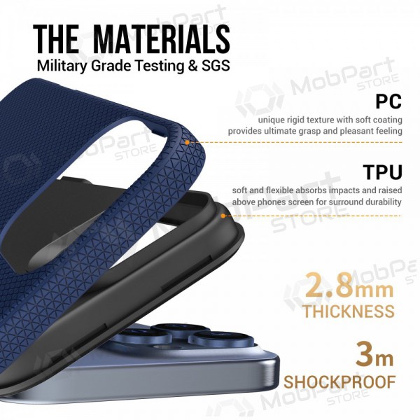Suojakuori Perfectionists Triangle Mag Case Apple iPhone 12 Pro Max tummansininen Suojakuori Perfectionists Triangle Mag Case Apple iPhone 12 Pro Max tummansininen