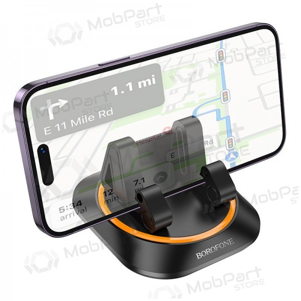 Auton matkapuhelinpidike Borofone BH116 (dashboard) musta