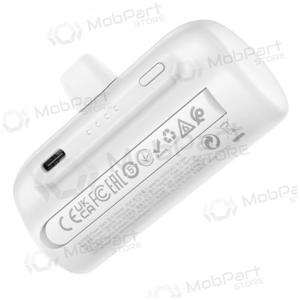 Ulkoinen paristo Power Bank Hoco J106 Lightning 5000mAh valkoinen