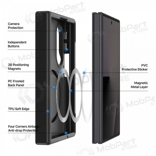 Samsung Galaxy Z Fold8 kotelo - Dux Ducis Yind MagSafe (musta)