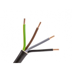 Voimakaapeli Prysmian Group CYKY 4x2.5 mm² kupari PVC 450/750V yksisäikeinen 100 m kela.