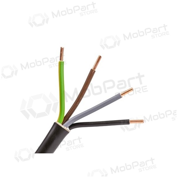 Voimakaapeli Prysmian Group CYKY 4x2.5 mm² kupari PVC 450/750V yksisäikeinen 100 m kela.