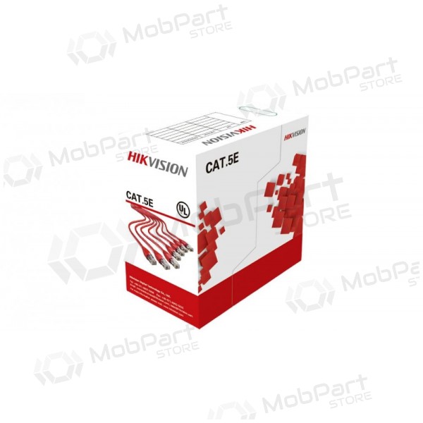 Verkkokaapeli Hikvision UTP Cat5e (Johdinpaksuus 0,50 mm, rulla 305 m) DS-1LN5E-S