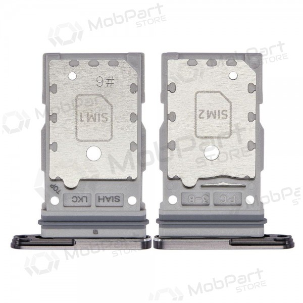 Samsung S918 Galaxy S23 Ultra Dual SIM kortin pidike (musta) (service pack) (alkuperäinen)