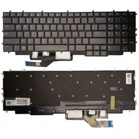 Näppäimistö DELL G7 17 7700,kanssa spalvotu pašvietimu, US