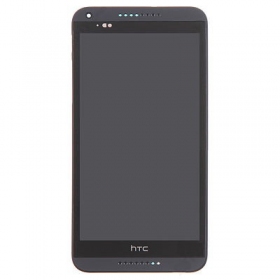 HTC Desire 816 ekranas (musta) (kehyksellä) (service pack) (alkuperäinen)