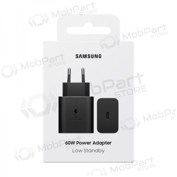 Verkkolaturi Samsung EP-T6010NBEGWW 60 W USB-C musta