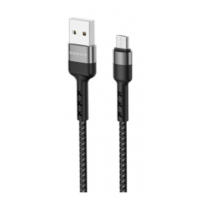 USB kaapeli Borofone BX34 microUSB 1.0m (musta)