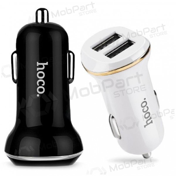 Autolaturi HOCO Z1 Dual USB (5V 2.1A) (musta)