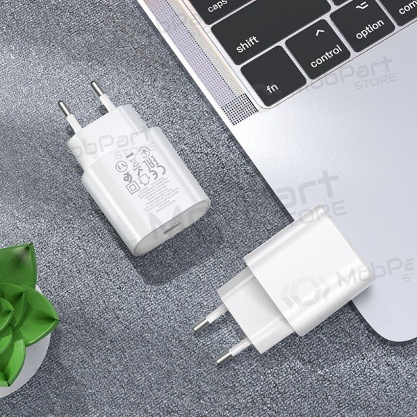 Puhelimen laturi Hoco N22 25 W USB-C valkoinen