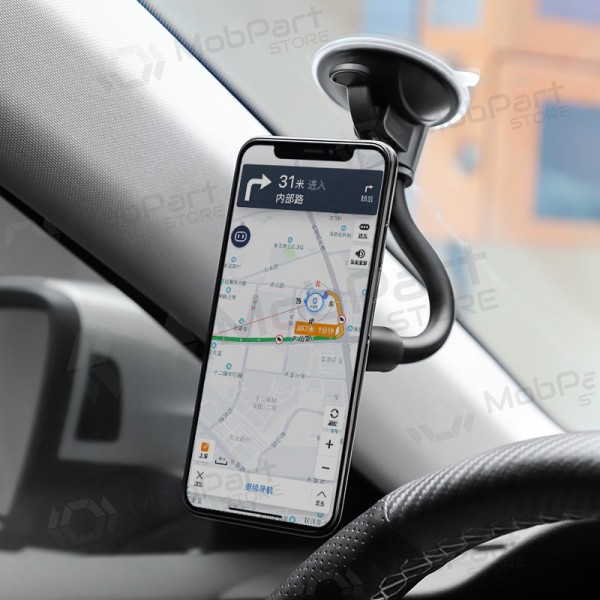 Automobilinis Yleinen telefono laikiklis Borofone BH18, lanksti kojelė,magnetinis