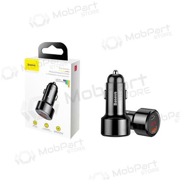 Laturi automobilinis Baseus Series x 2 USB Quick Charge 45W CCMLC20C-01 (musta)