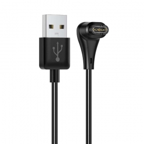 Kaapeli Reach USB-A to Garmin Watch 1.0m musta