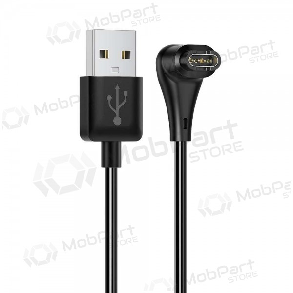 Kaapeli Reach USB-A to Garmin Watch 1.0m musta