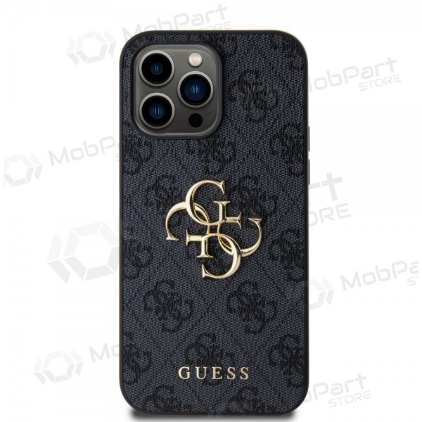 Apple iPhone 14 Pro Max kotelo -Guess PU 4G Metal Logo- (harmaa)