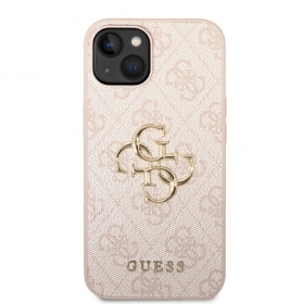 Apple iPhone 14 kotelo - Guess PU 4G Metal Logo