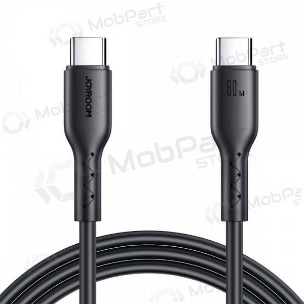USB kaapeli Joyroom SA26-CC3 USB-C to USB-C 60W 1.0m musta