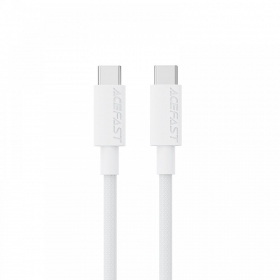 USB kaapeli Acefast C18-03 60W USB-C to USB-C 1.2m valkoinen